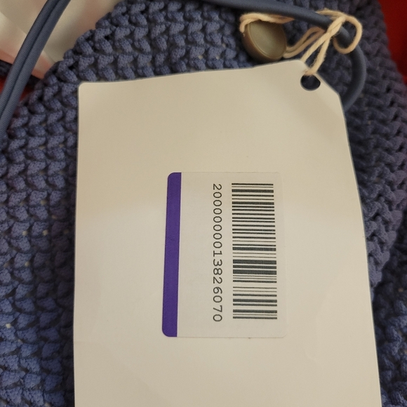 Onia Zinc Blue Textured Crochet One Piece Swimsuit NWT - Picture 8 of 13